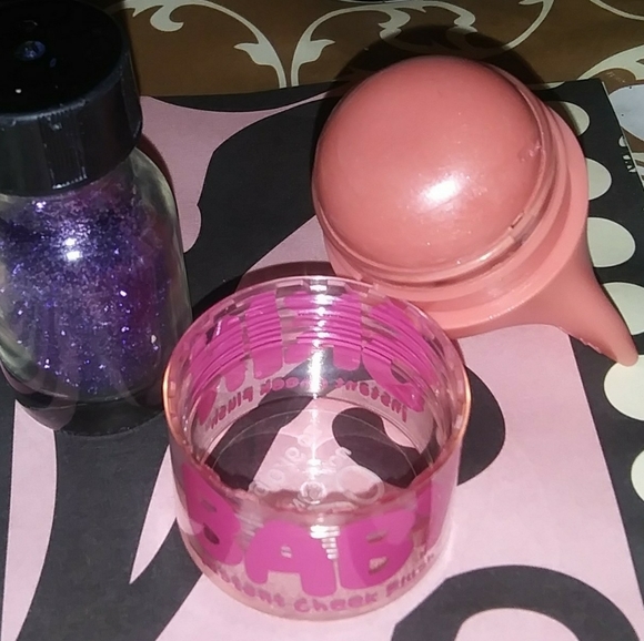 MAKE UP WITH BODY & HAIR GLITTER + BAG, RUBBER BAN - Picture 6 of 12